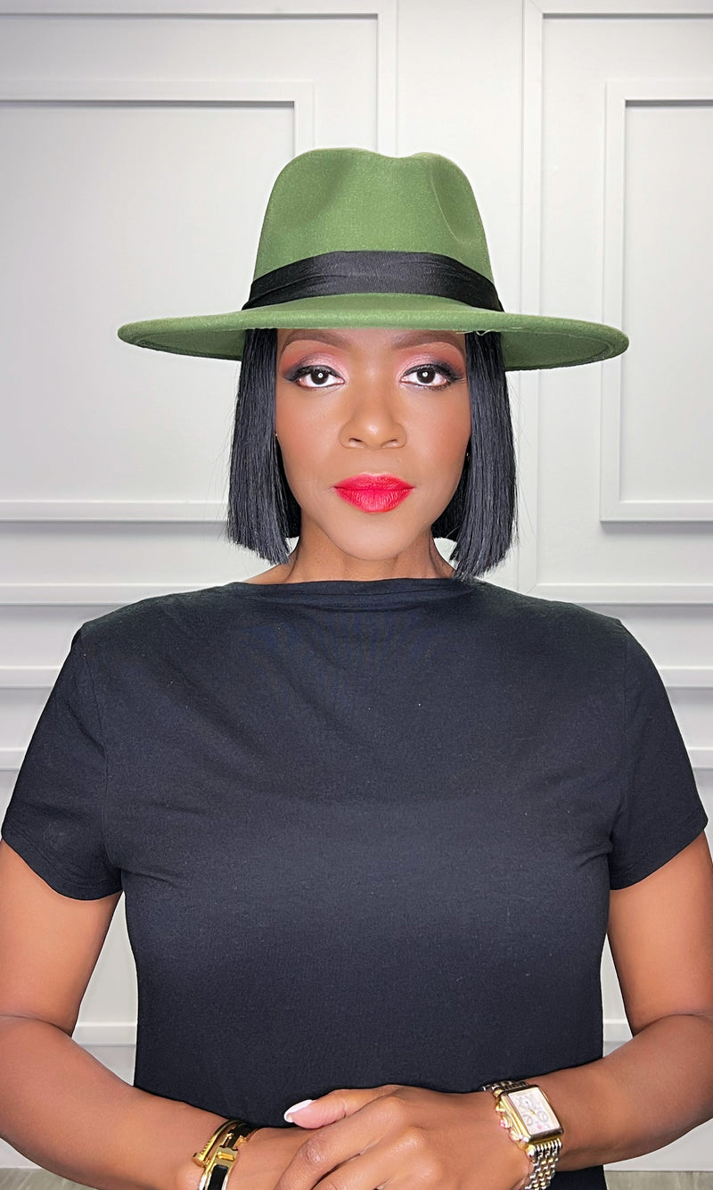 Phalyn Green Fedora Hat