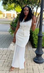 Sevyn WHITE Skirt Set