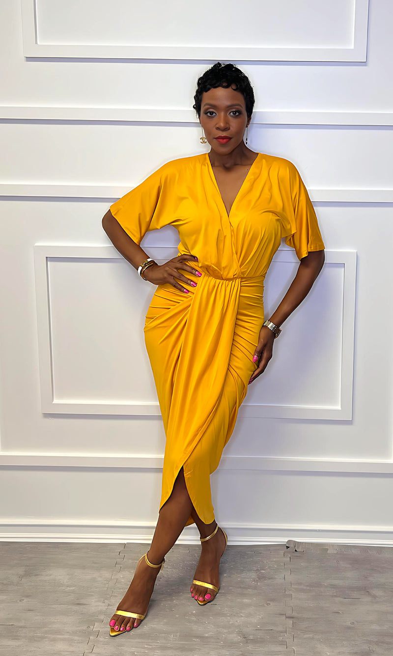 Stepping Out For Brunch Yellow Dress