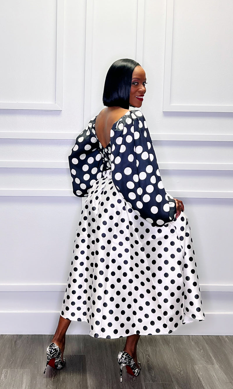 Phoebe Polkadot Crop Top