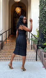 Bryce Black Bandage Dress