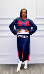 Sporty Spice 2-Way Denim Skirt:FINAL SALE