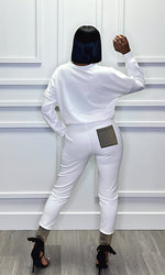 BLACK FRIDAY DEAL: Asya Off White Jogger Set - FINAL SALE