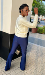 Halo Highwaist NAVY Spandex Pants