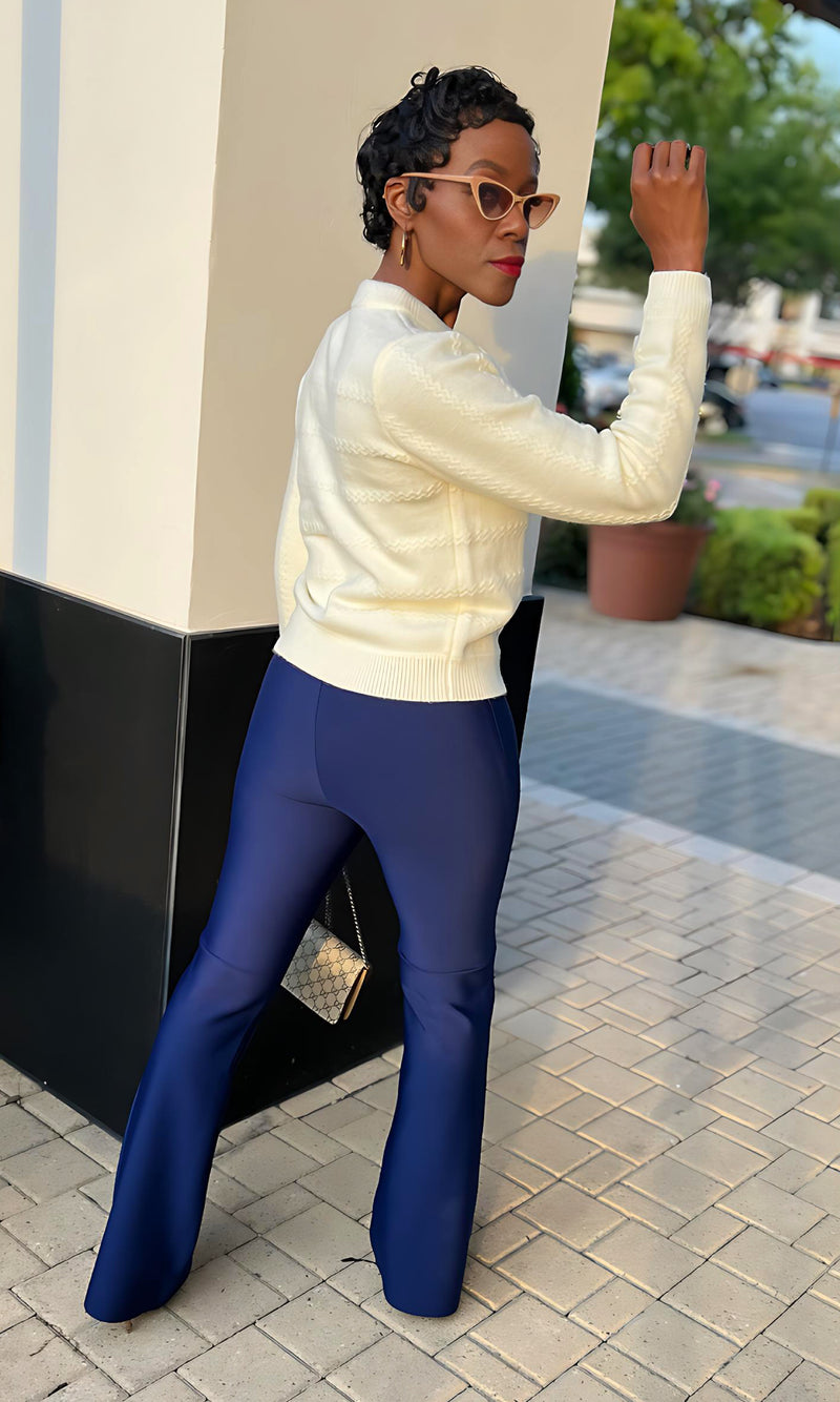 Halo Highwaist NAVY Spandex Pants