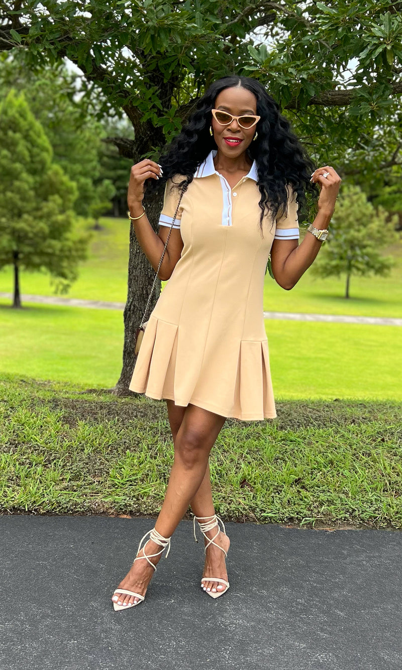 Myeisha Mocha Tennis Dress
