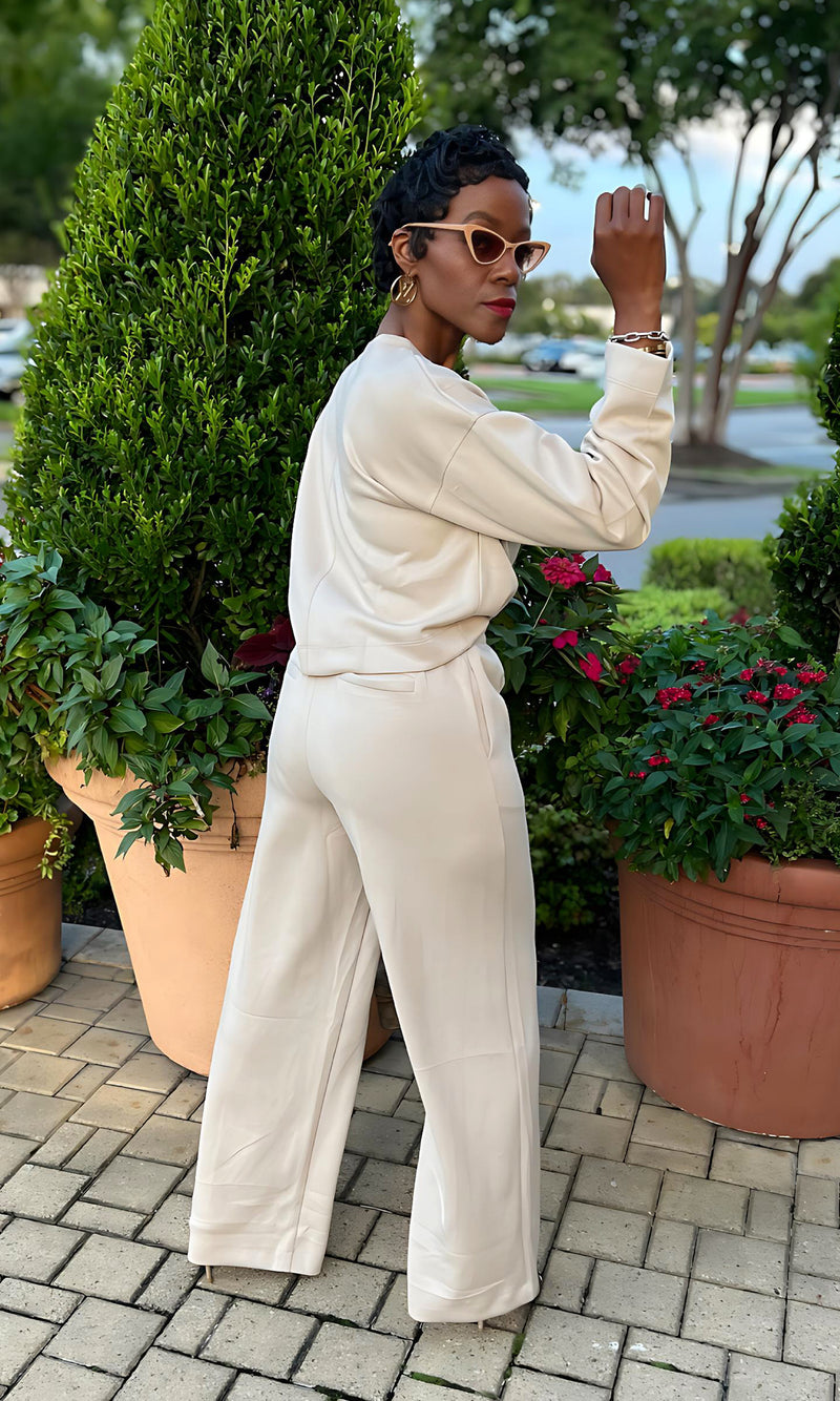 Saturday Errands Taupe Jogger Set
