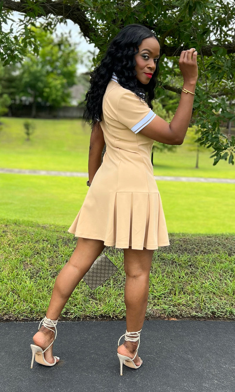 Myeisha Mocha Tennis Dress