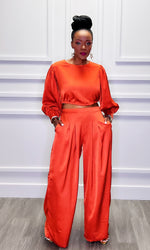 Levi Orange Pants Set