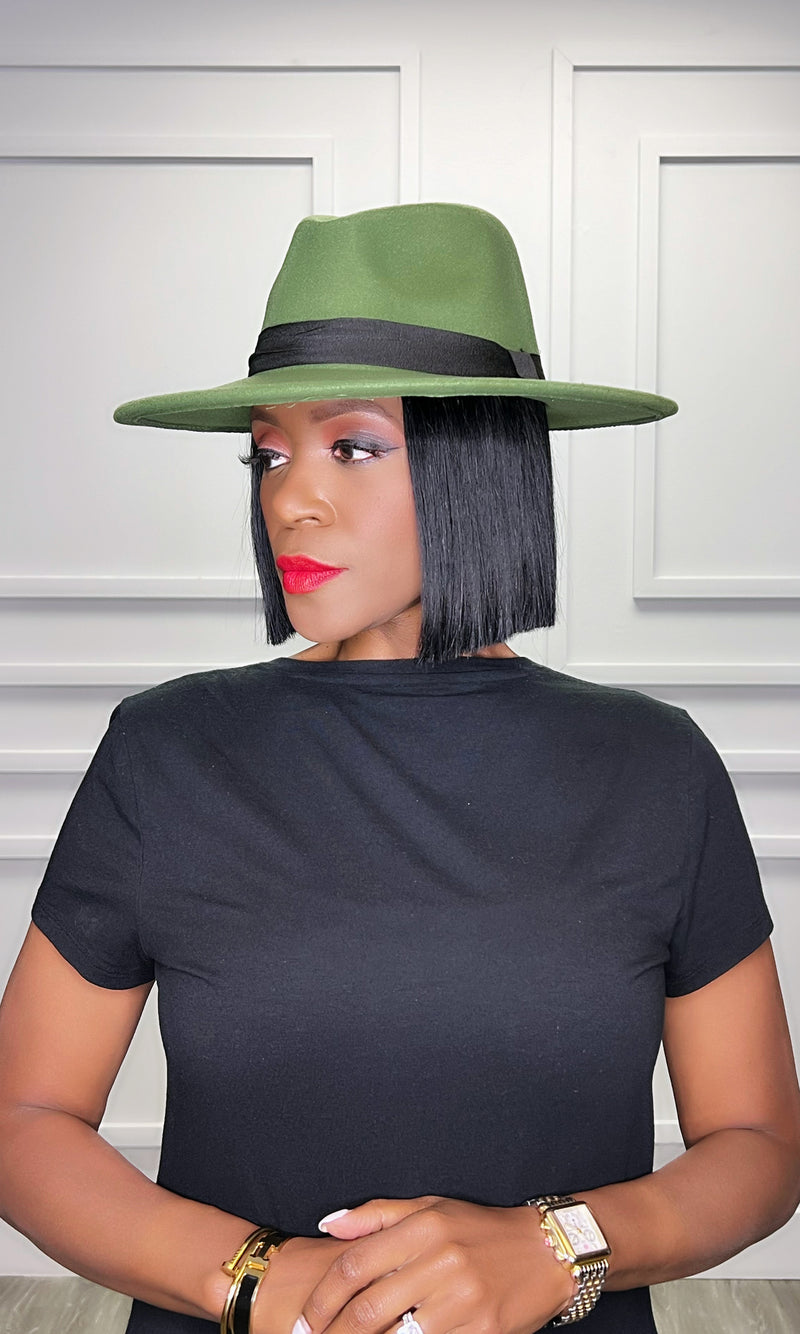 Phalyn Green Fedora Hat