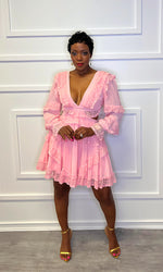Myra Pink Mini Dress
