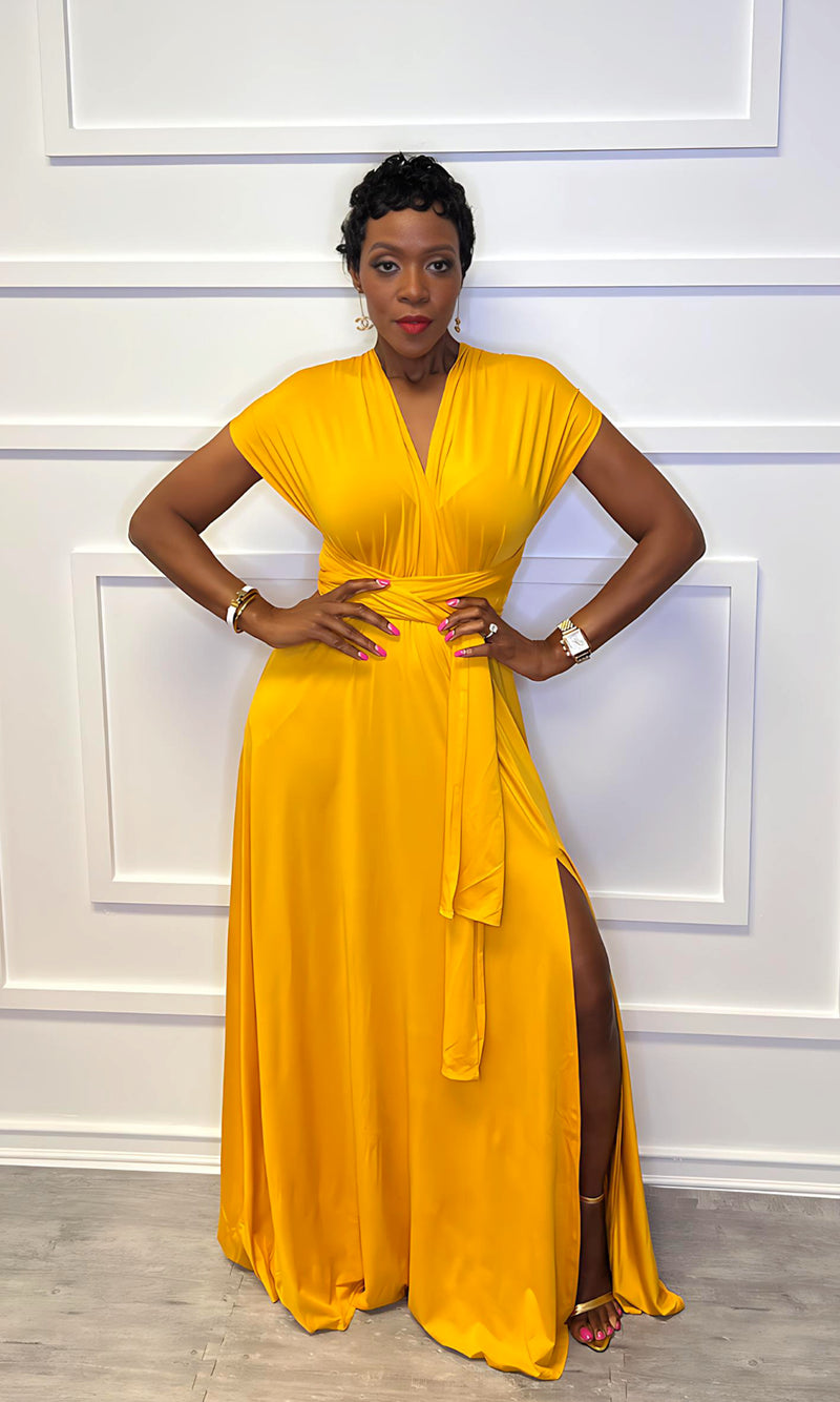 Miley Multiway Yellow Dress