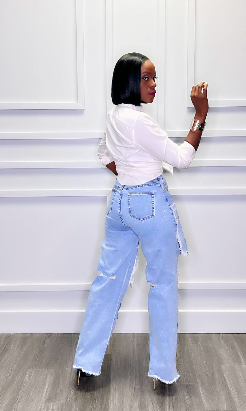 Patch Me Up Distressed Jeans