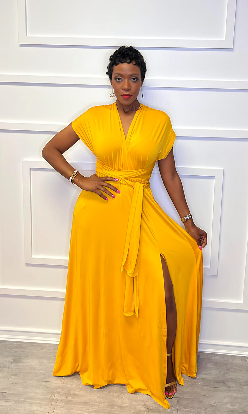 Miley Multiway Yellow Dress
