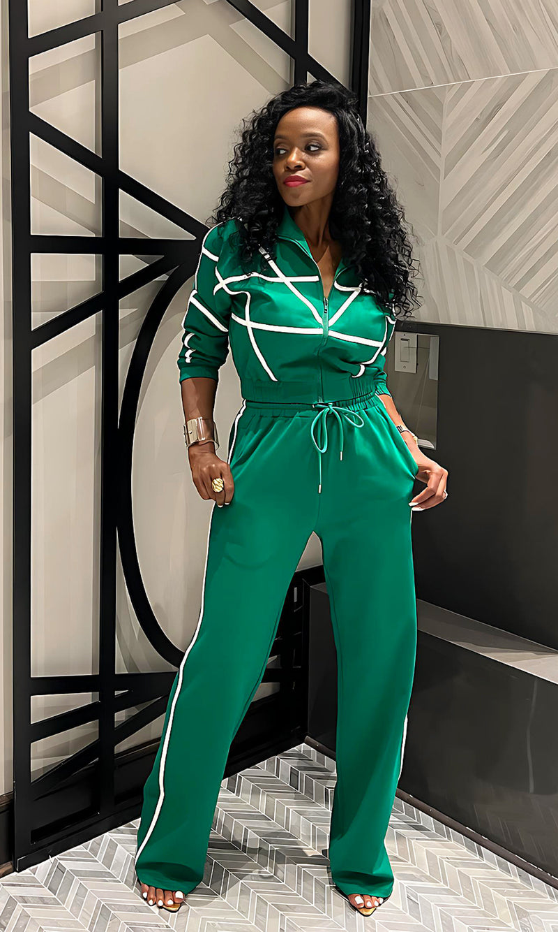 Tandy GREEN Jogger Set