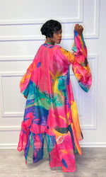 Vacation Time Tropical Kimono