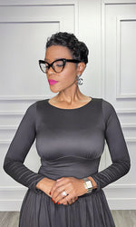 Gloria Clear Sunglasses•FINAL SALE