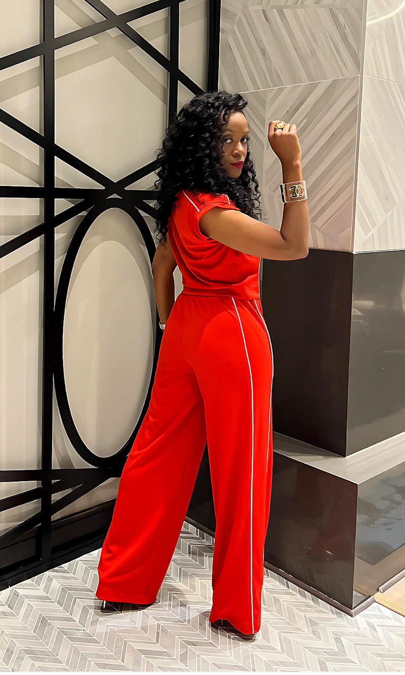 Let's Go RED Jogger Set:PRE-ORDER:ETA:8/15/25