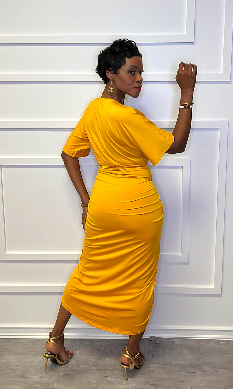 Stepping Out For Brunch Yellow Dress