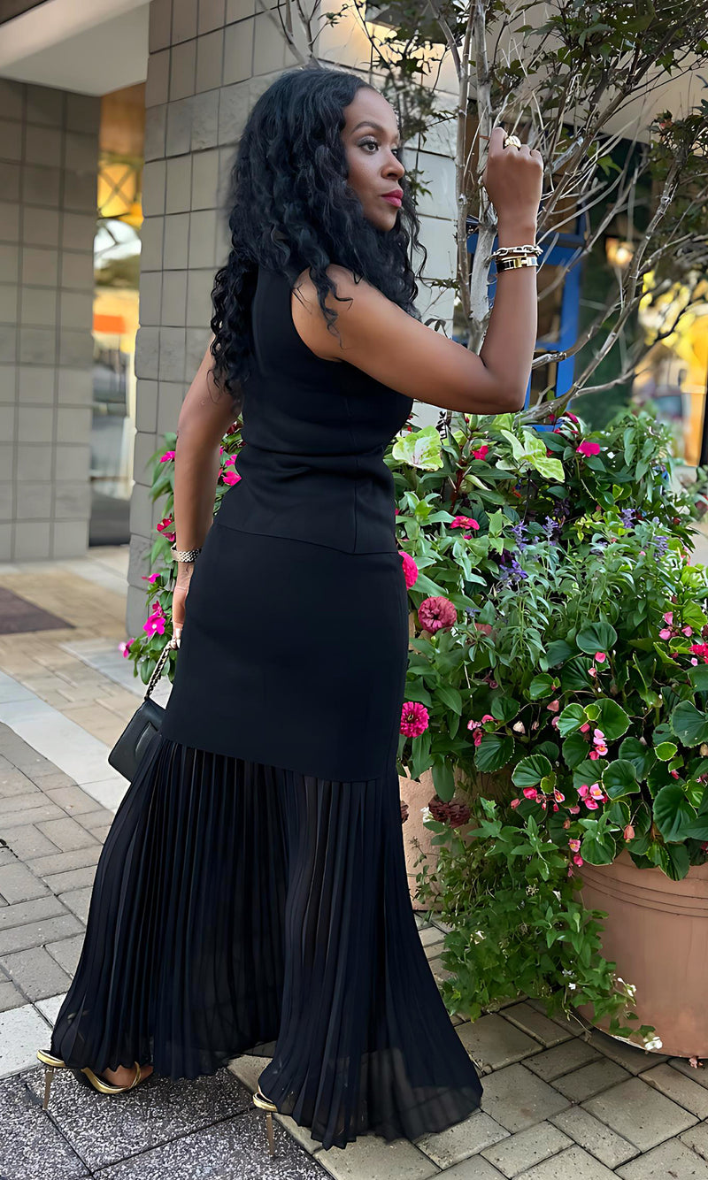 Sevyn BLACK Skirt Set