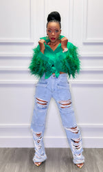Royce Distressed Cargo Jean Pants