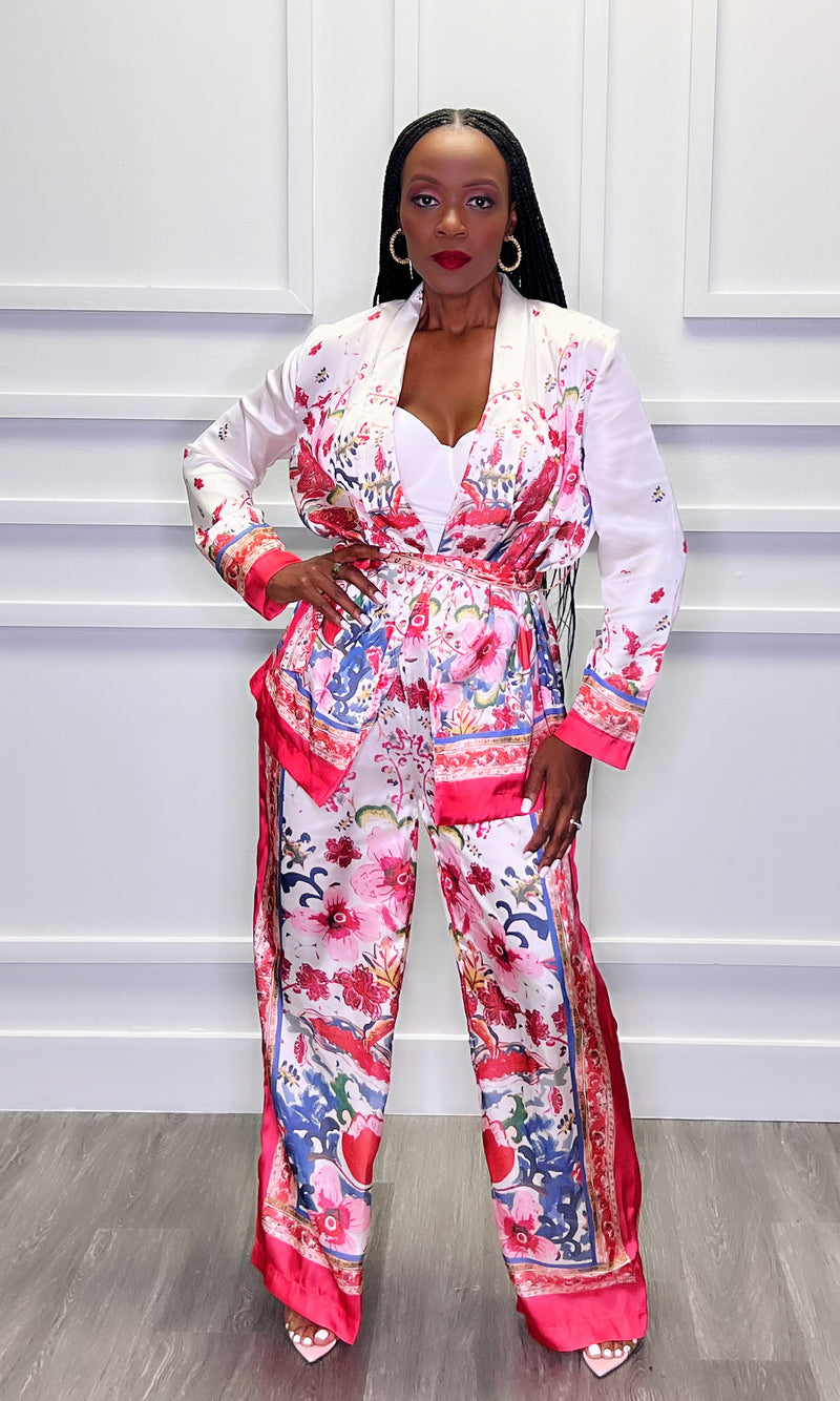 Cranberry Crush Pants Set
