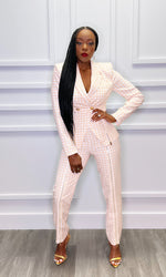 Sydney Houndstooth Zipper Set:FINAL SALE