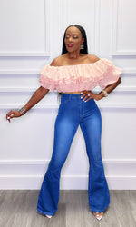 Heather High Waist Jeans:FINAL SALE