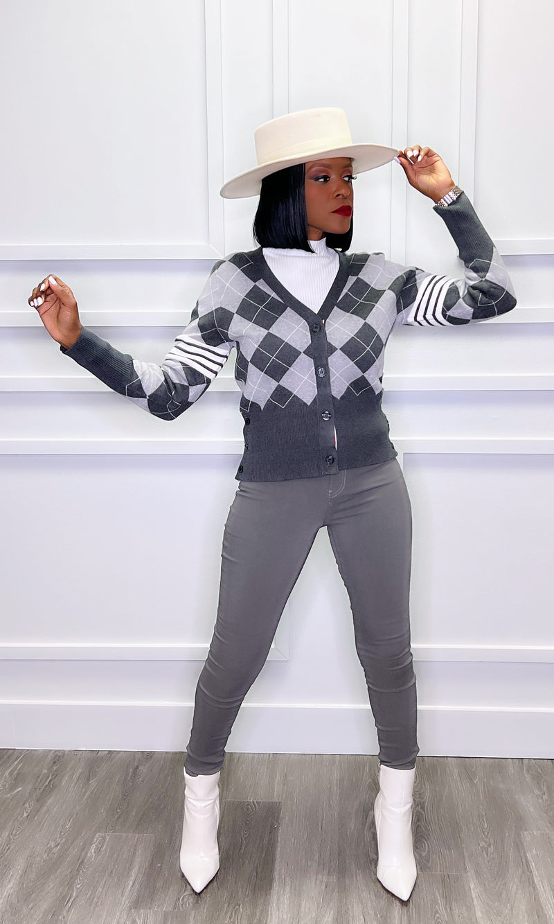 Grey Skinny Jeans:FINAL SALE