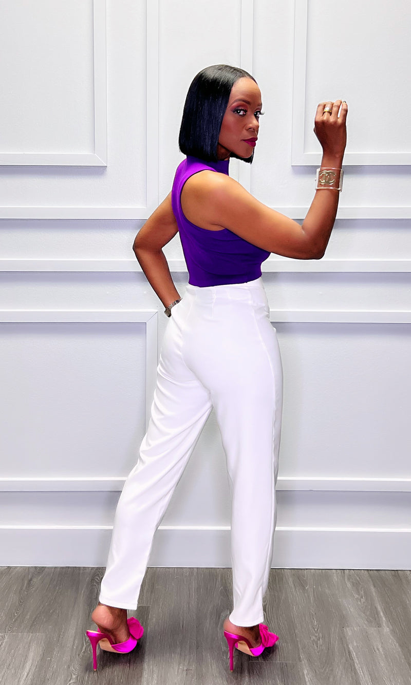 Alicia White Highwaist Ankle Pants