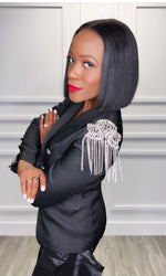 Marrissa Bling Shoulder Blazer